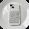 Unique Textured Bedding 3D-Like Wrinkled Sheet Modern Art Phone Case for iPhone 17 16 15 14 11 12 13 Pro Max Air Plus Back Cover