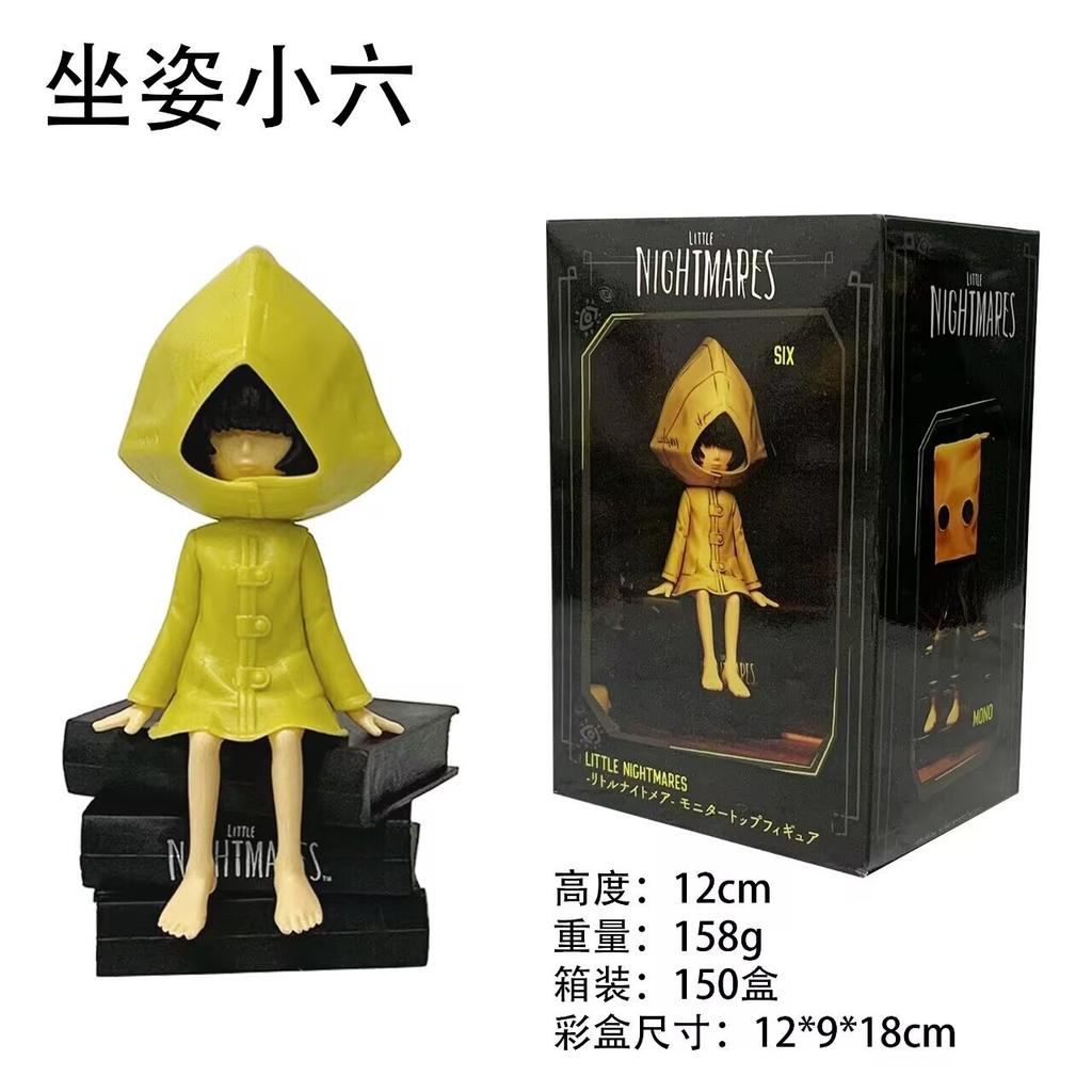 Hot Little Nightmares Mono Little Six Low Alone Anime Figure Toy Model Doll Ornament Collectible Toy Gifts