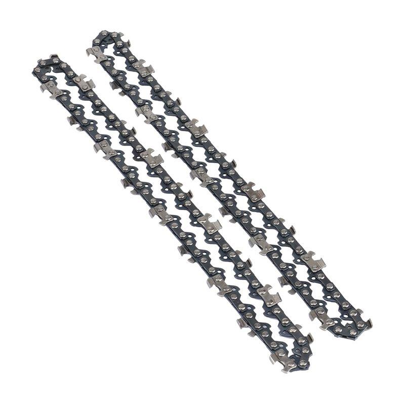 ABUL-4Pcs Mini Chainsaw Chain Guide Saw Chain 1/4 LP Pitch, 37 Sections For Electric Portable Handheld Chain Saw
