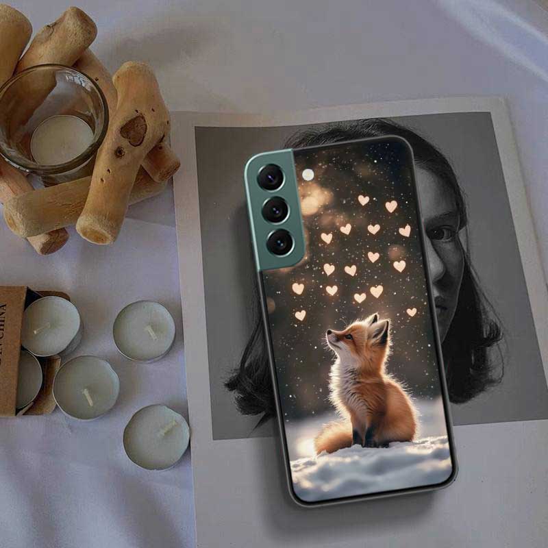 Red Fox Vulpes Phone Case For Samsung Galaxy S22 S25 Ultra S21 S10 Plus S26 Edge S20 S23 S24 FE Cover Silicone Soft TPU Clea