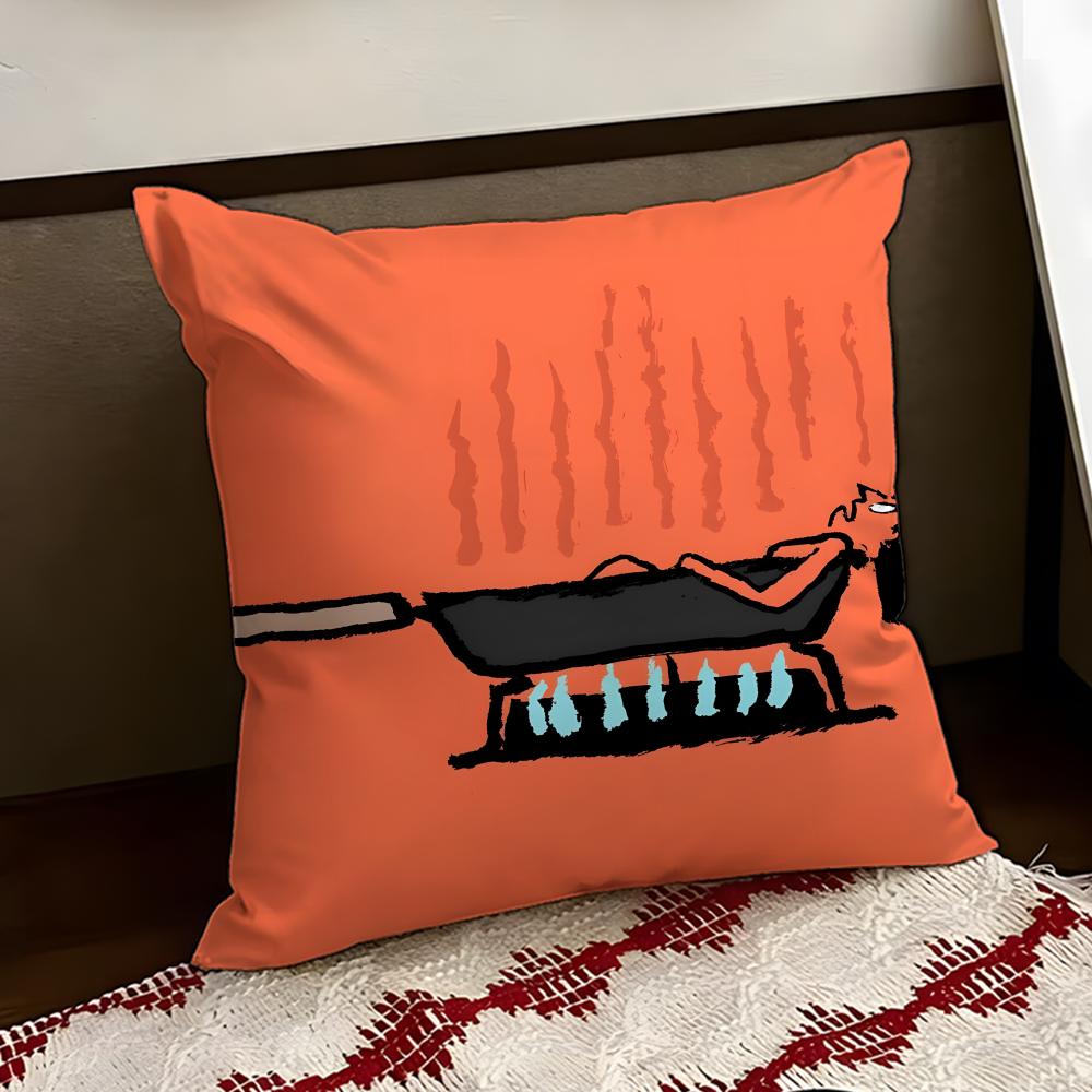 

Aesthetic Art JJeanJullien Cushion Cover Reversible Soft Durable Pillow Cover Home Car MultiScene Use for Daily Comfort 30X30cm