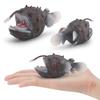 Realistic Plastic Anglerfish Model Toy Vibrant Colorful Deep Sea Animal Dcor