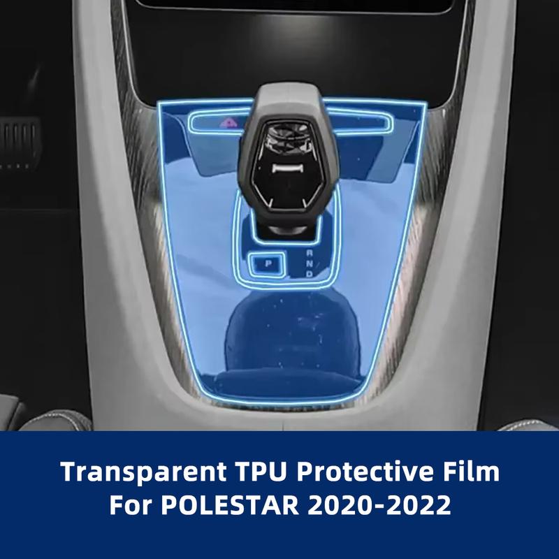 For Polestar 2 2021-2023 Car Interior Center Console Media Dashboard Navigation TPU Anti-scratch Protector Film Accessories.