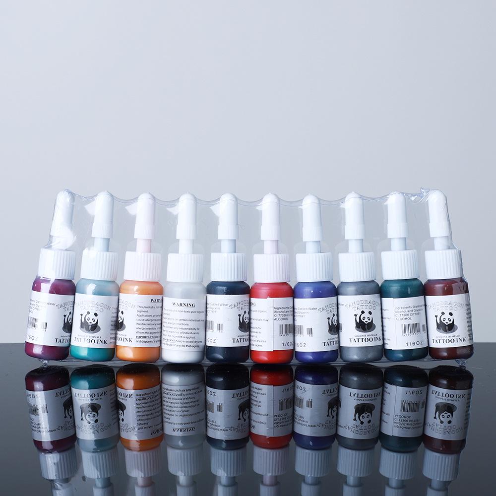 Tattoo Artist 54-Color 5ml Water-Based Ink Set for Semi-Permanent Designs