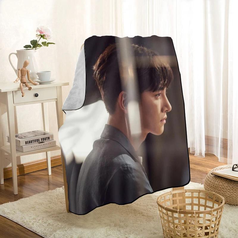 Neuer Artikel Ji Chang Wook Decken Druck Weiche Decke Überwurf für Zuhause/Sofa/Bettwäsche Tragbare Erwachsenen Reise Abdeckdecke