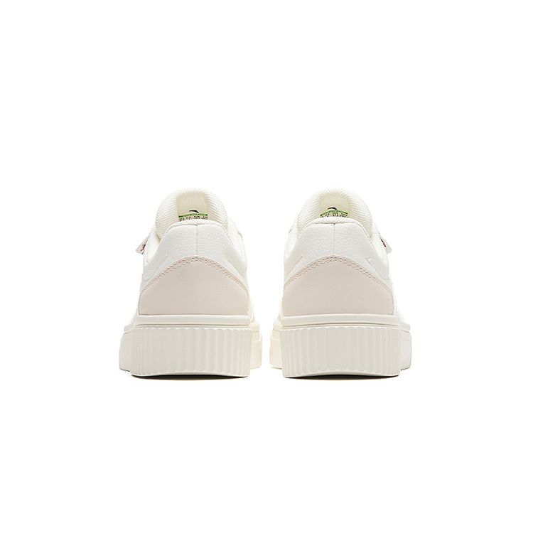 Anta Life Series Biscuit Shoes Cherry Casual Sports Comfortable Versatile Lightweight Low-Top Skate Shoes Women sneaker White Beige 922358005-7