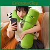 Panda Long Bamboo Pillow  Soft Plush Toy For Girls Bed  Stuffed Animal Doll