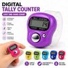 Mini Digital Finger Ring Counter Electronic Tally Clicker Knitting Row Stroke Counting Tool for Sewing Craft Accessory Set Kit