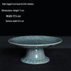 Celadon High-Footed Plate: Indoor Fruit, Dessert, Tea, Snack, Incense Burner, and Buddha Altar Offering Plate.