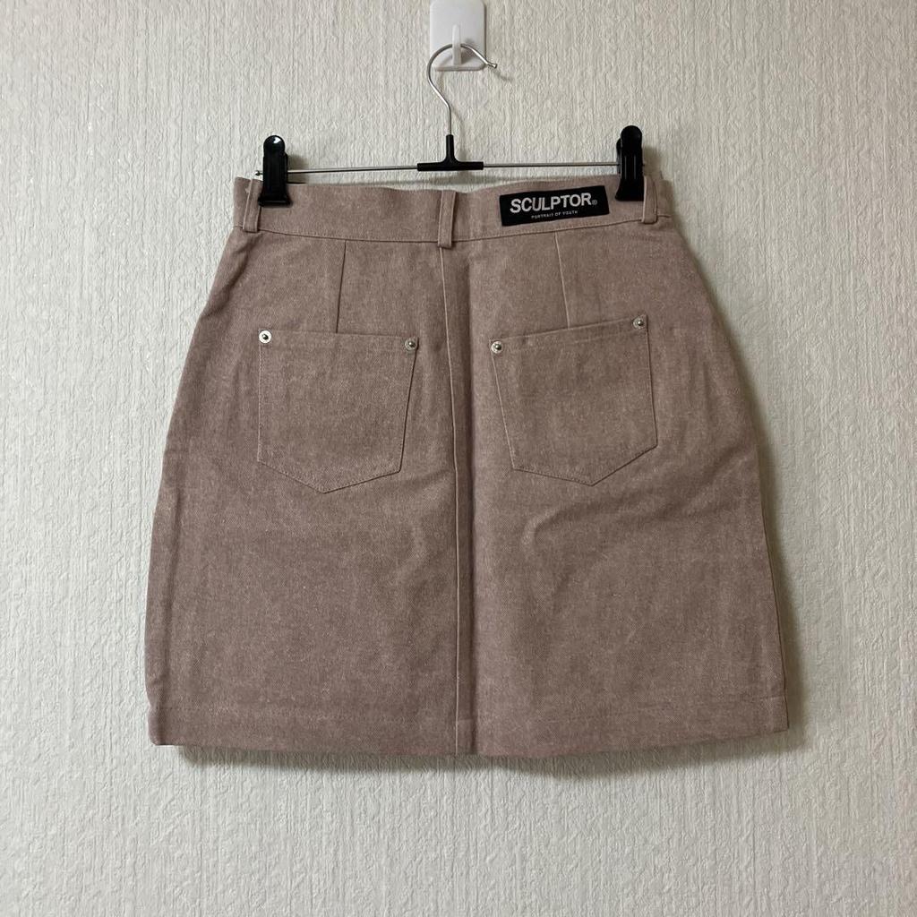 [USED] SCULPTOR Beige Tight Skirt Size S