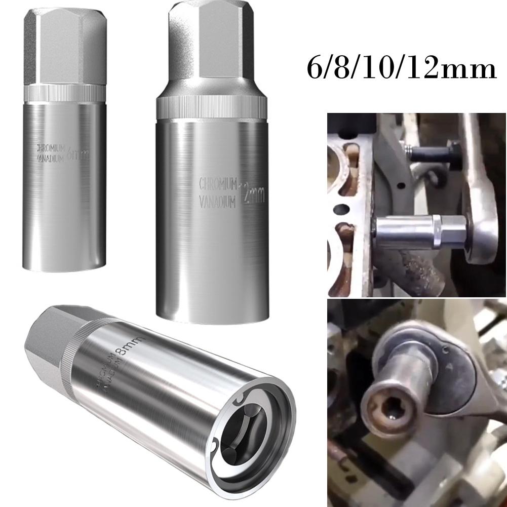 Automotive Repair 8mm Screw Extractor Tool Screw Extractor Removal Kit Tool 1 2inch Drive Extractor Hex Drive Compatibility