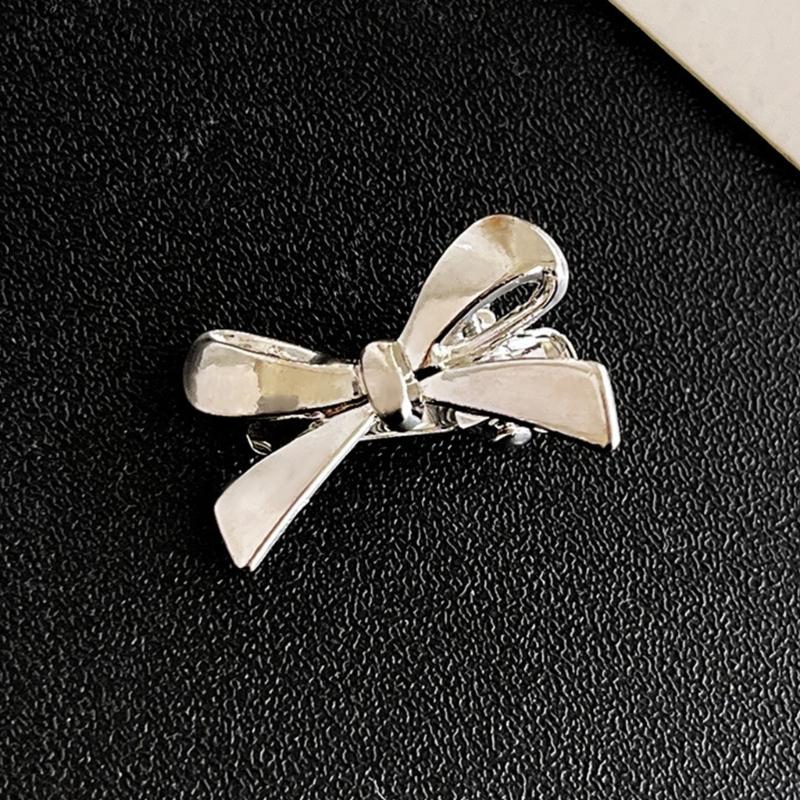 4Pcs Sweet And Edgy Bows Plastic Hair Clip For Women Hair Decors Gentle On Hair Multiple Colors For Everyday Party Date