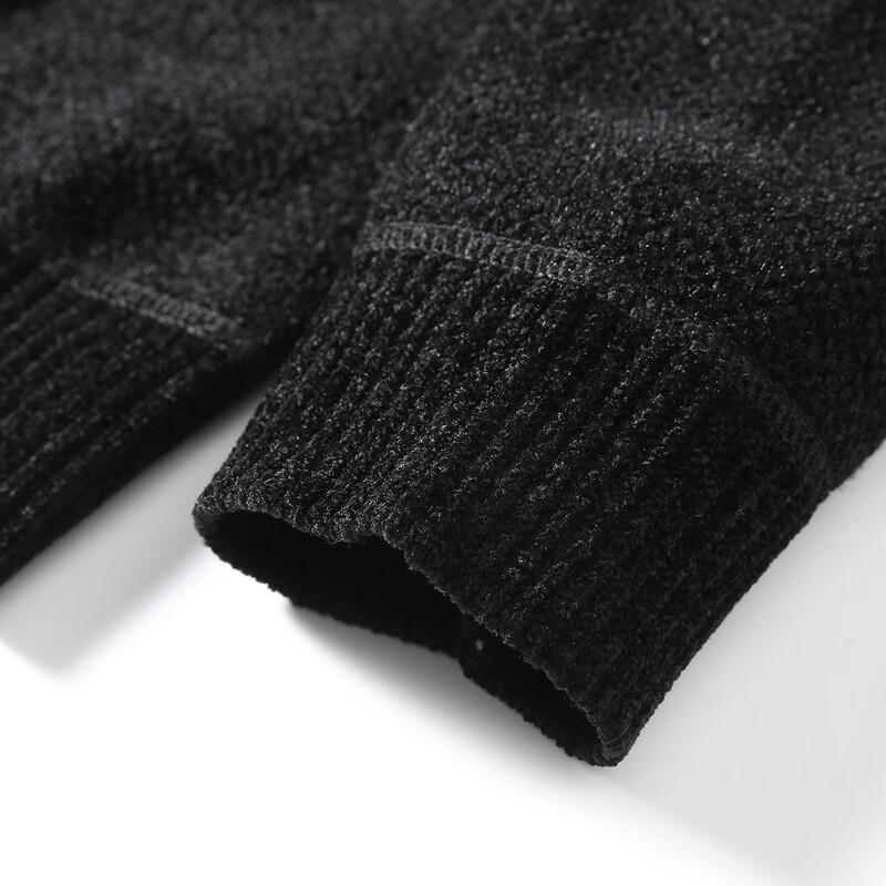 Paul Frank Men's Plush Lined Heavyweight Winter Round Neck Sweater