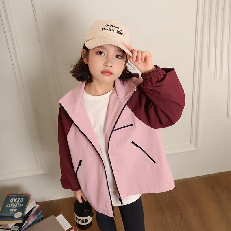 LUSON Girls Outdoor Hooded Jacket 160