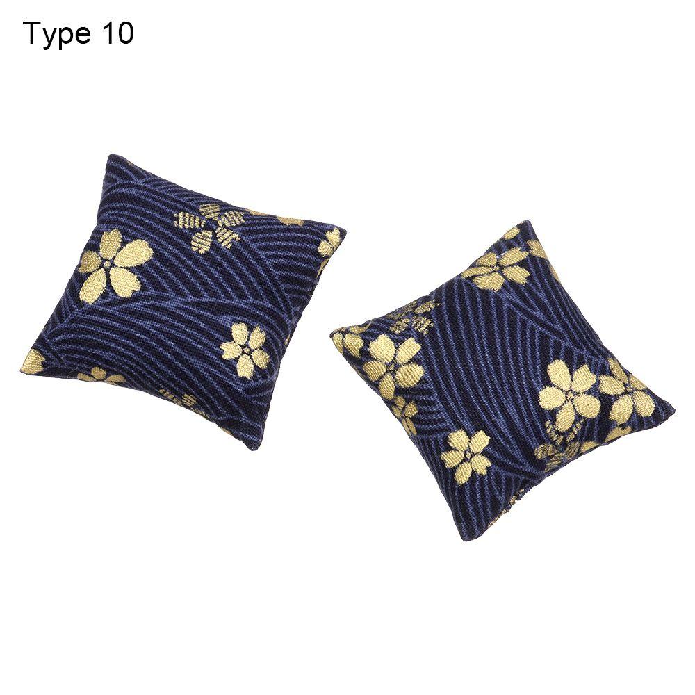 Sofa Kanapa Zabawki Meble Mini Dom dla Lalek Poduszki Akcesoria dla Lalek Miniaturowe Poduszki z Nadrukiem Kwiatowym