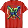 67 Baseball Drip Effect - Six Seven Meme Graphic Unisex T-Shirt