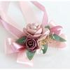 Elegant Wedding Car Door Handle Ribbon Decorations Door Handle Flower Bowknot Decoration for Wedding Car and Venues