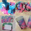 Complete Girl's Birthday Party Set Paper Plates Napkins Cups Balloons Decorations
