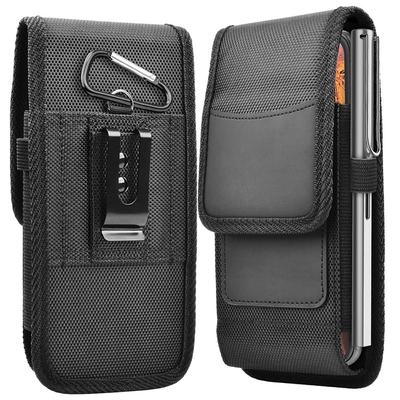 3,5-6,8-Zoll-Telefon-Nylontasche Handy-Gürtelclip Trageholstertasche Hüfttasche für iPhone 16 15 14 Samsung S24 S23 Xiaomi Mobile Lederabdeckung