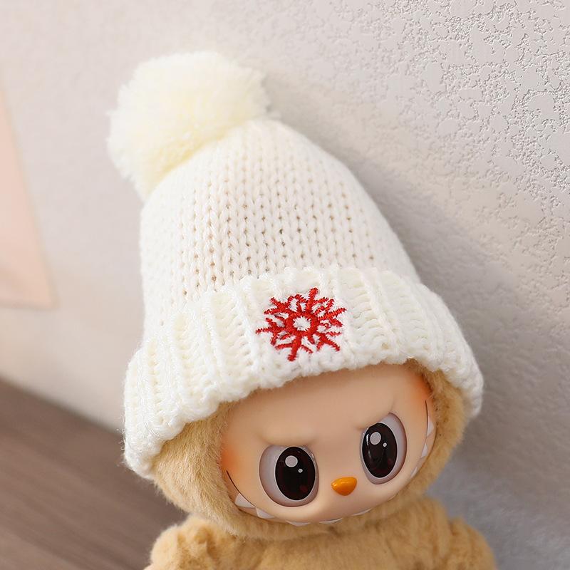First and Second Generation Labubu Clothing Accessories 17cm Labubu Doll Clothes New Year Christmas Set Reindeer Collection