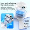 6000mAh Cordless Camping Fan with Light Detachable Blade Hanging Fan for Outdoor Canopy Dormitory Tent Ceiling Fan