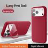 iPhone 17 Pro Max Magnetic Lens Holder Liquid Silicone Drop-Proof Case