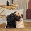 Contemporary Dog Cushion Covers Bedroom Sofa Square Pillowcase Living Room Chair Pillow Covers Indoor Home Decor Gift
