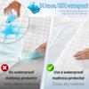 Safe Waterproof Mattress Pad Protector Quilted Fitted Sheet with Elastic Bands for Hotel Home Waterproof Mattress Cover 140/160