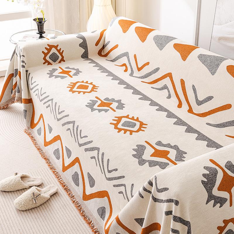 Bohemian Chenille Sofa Towel Four Seasons Universal One-Piece Sofa Cover Cloth Anti-Scratching Sofa Cover All Inclusive
