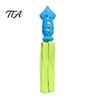 Pet Boredom Relief Supplies Octopus Squid Dog Chew Toy, Interactive Tug Squeaky Molar Toy with Flexible Rubber Training Toys Fabric Strips, Waterproof