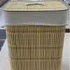 Foldable Dustproof Bamboo Laundry Basket
