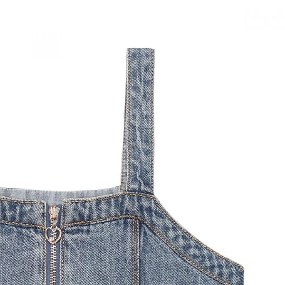 Tiffany Blue Denim Bustier T54kbv010