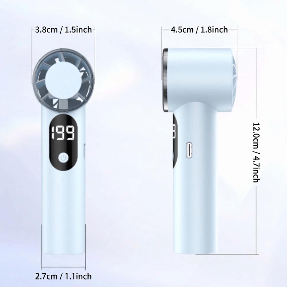 Rechargeable Cooling Fan Compact USB Fan Practical Gift Handheld Fan Daily Travel