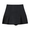 High Waist Black A-Line Skort - Spring/Summer 2022 Fashion Anti-Exposure Versatile Design