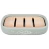 Soap Dish Holder Bamboo Mat Bathroom Soap Stand