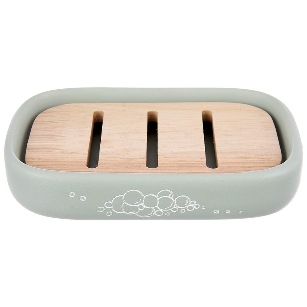 Soap Dish Holder Bamboo Mat Bathroom Soap Stand