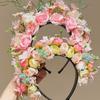 Hair Hoop Quanzhou Head-pinned Flower Headdress Simulation Flower Hair Band  Cosplay