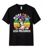 Meer Trots Minder Vooroordelen Jane Austen Retro LGBTQ Trots Bondgenoot Cadeau Unisex T-shirt Unisex T-shirt