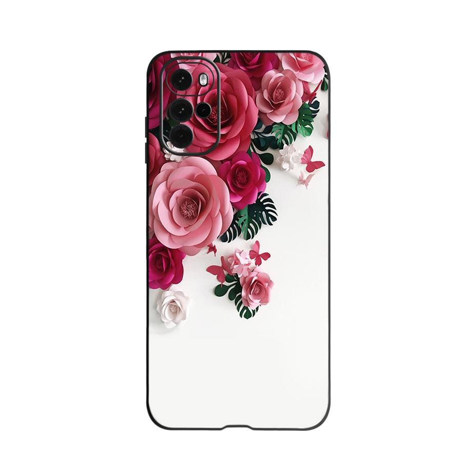 For Motorola Moto G22 Case Bumper Soft Silicone Black Cover For Moto G22 Cool Cartoon Case for Motorola G22 G 22 2022 Capa