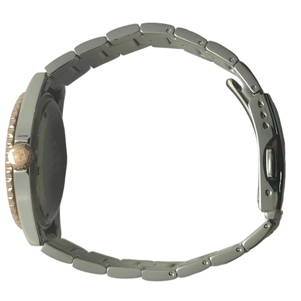 Swiss Alpine Military Master Diver GMT Two Tone Stainless Steel Blue Dial Quartz 7052.1155 100M Men's Watch