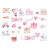 Herz Wandsticker Himmlischer Wandaufkleber PVC Wandaufkleber