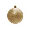 Silver Matte Electroplated Large Gold Christmas Tree Ornament, 3-60 Ball Arrangement.