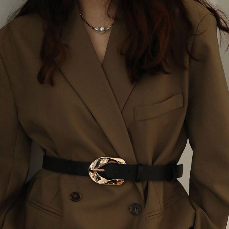 Elegant Pu Waist Belt For Women Ideal For Dresses Sweaters Coats And Jackets