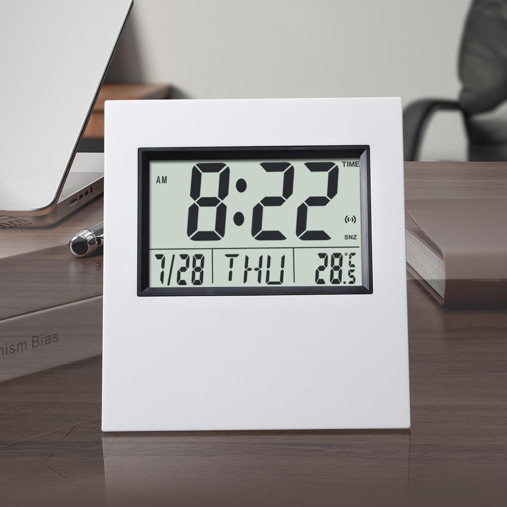Large-screen Calendar Desk Clock Electronic Perpetual Calendar Digital Clock Living Room Vertical Clock Creative Alarm Clock
