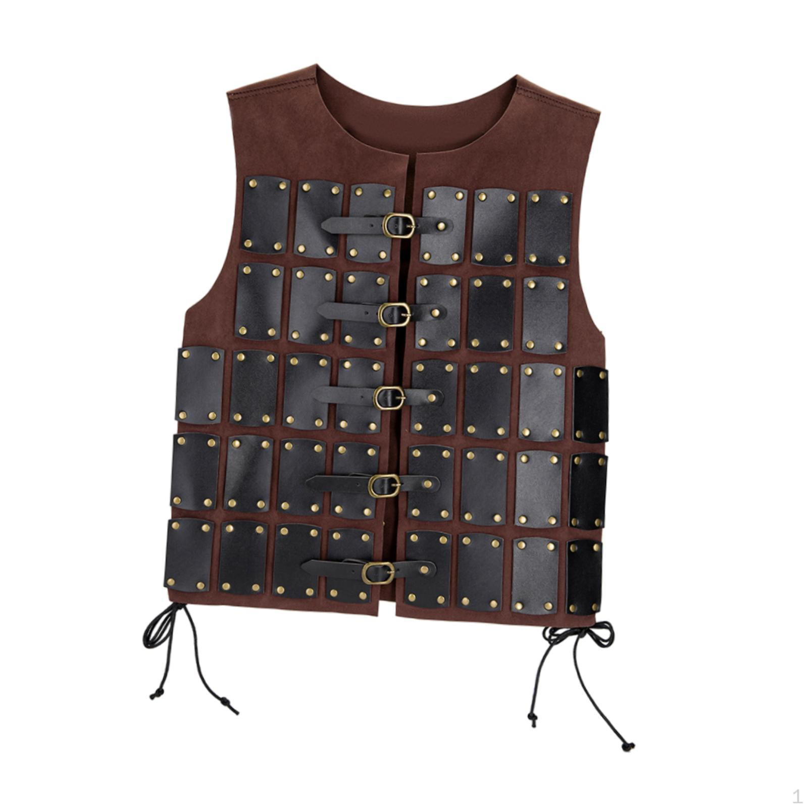 

Нагрудна броня для чоловіків. Костюм самурая. Рольова гра та Хелловін кавовий