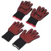 1 Pair Kitchen Cooking Outdoor BBQ Gloves Heat Resistant Oven Barbecue Grill Heatproof Glove