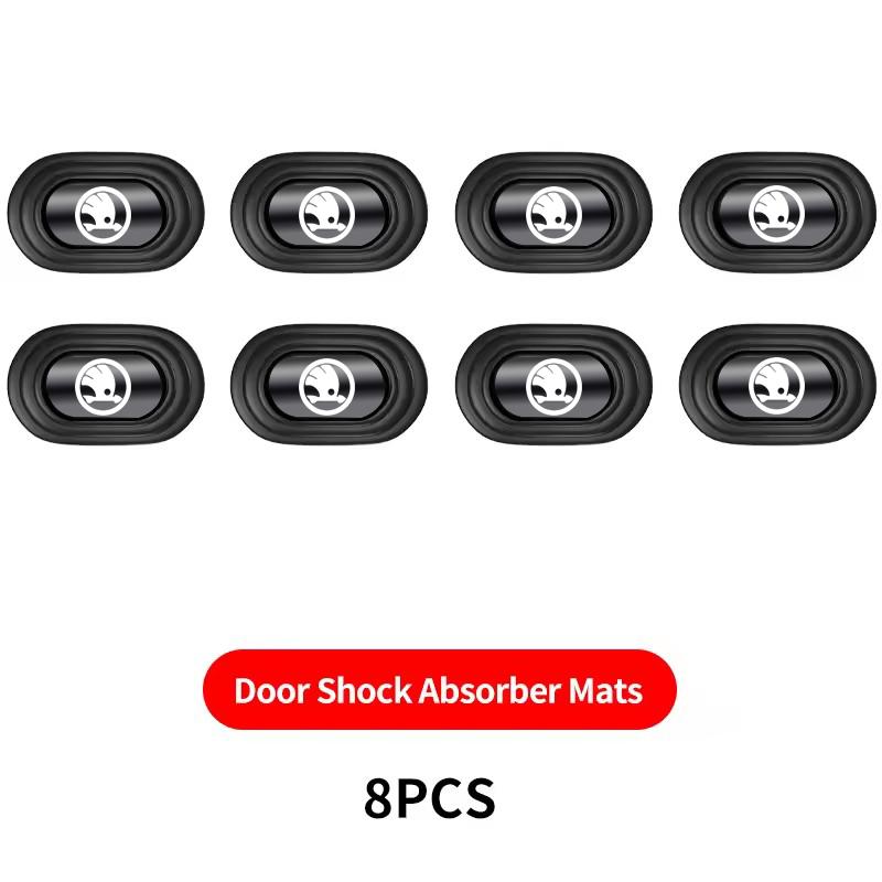 Car Stickers Door Shock Pad Anti Collision Silicone Cover for Skoda Superb 3 Fabia Kamiq Kodiaq Karoq Octavia Citigo Yeti Rapid EK6
