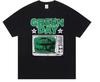 Greenday Shortsleeved Tshirts Around Concert Clothes for European and American Rock Fashion Casual Unisexs and WoUnisexs Tshirts