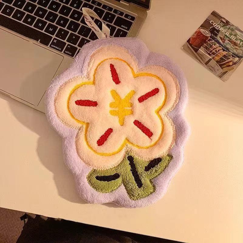 Coral Fleece Soft & Absorbent Hanging Hand Towel - Skin-Friendly for Home & Kitchen Cleaning