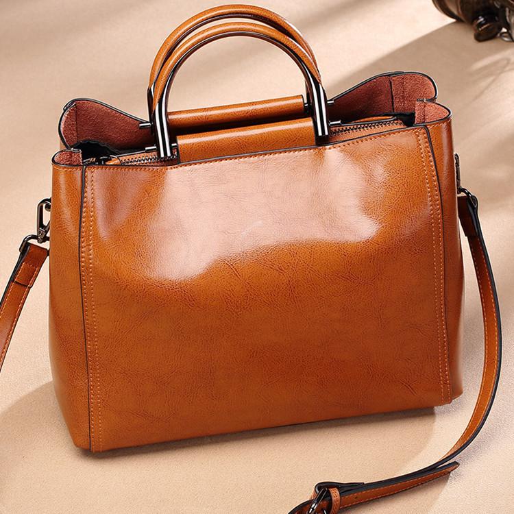 Women's Handbags, Leather Bags, Multi-functional Hand-held Mother Bags, Women's Single-shoulder Large Bags, Crossbody Bags, Women's Bags